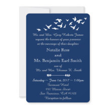 Coastal Birds Wedding | Simple Elegant Template