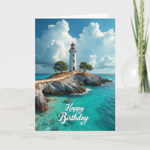 Coastal Birthday View Card