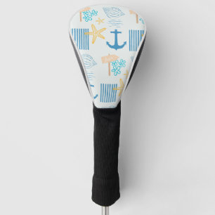 Coastal Blue Golf Head Cover
