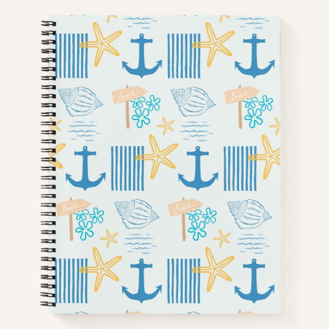 Coastal Blue Notebook (Front)