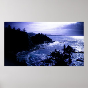 Coastal Blues Poster