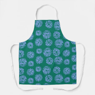 Coastal Botanical All-Over Print Apron, Medium Apron
