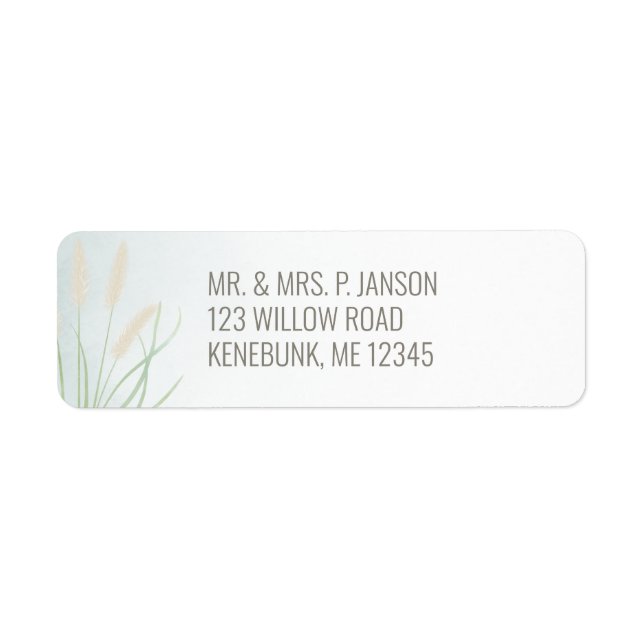 Coastal Botanical Wedding (Front)