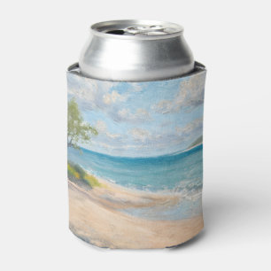 Coastal Breeze Fine Art Beach Print Can Cooler