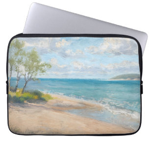 Coastal Breeze Fine Art Beach Print Laptop Sleeve
