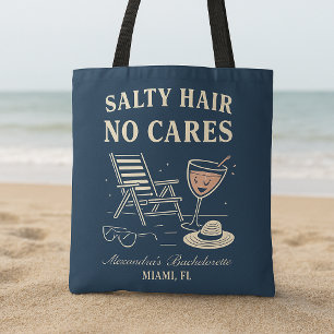 Coastal Breeze Last Toast Bachelorette Tote Bag