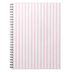 Coastal Breeze Stripes - Seashell Pink Notebook