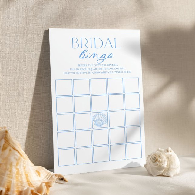 Coastal Bridal Shower Bingo Game  (Creator Uploaded)