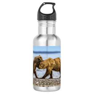 Coastal brown bears 532 ml water bottle