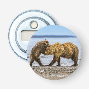 Coastal brown bears bottle opener