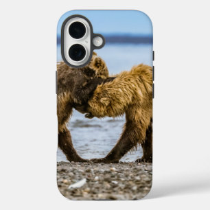 Coastal brown bears iPhone 16 case