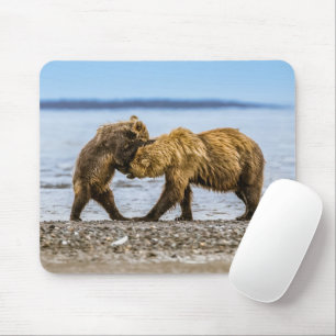 Coastal brown bears mouse mat