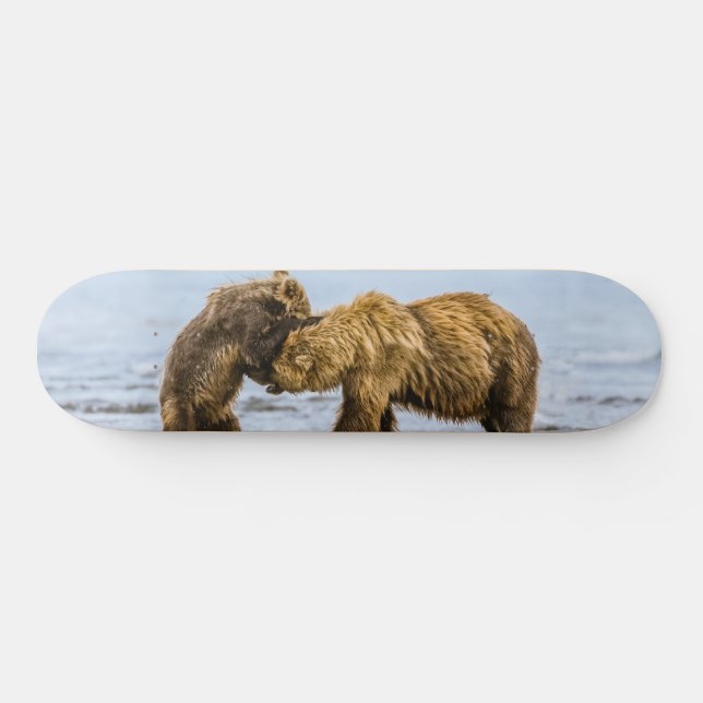 Coastal brown bears skateboard (Horz)