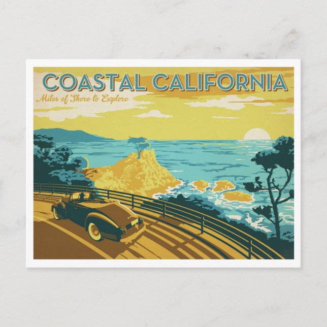 Coastal California Postcard (Front)