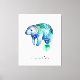 Coastal Calm Manatee Wall Decor