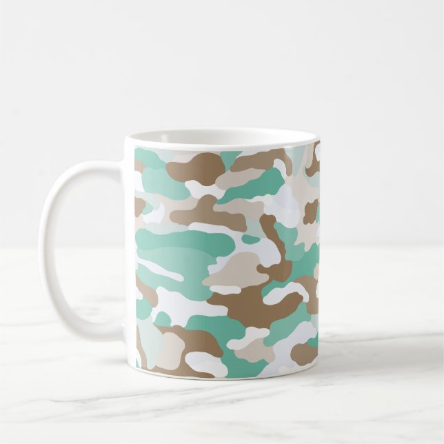 Coastal Camouflage Coffee Mug (Left)