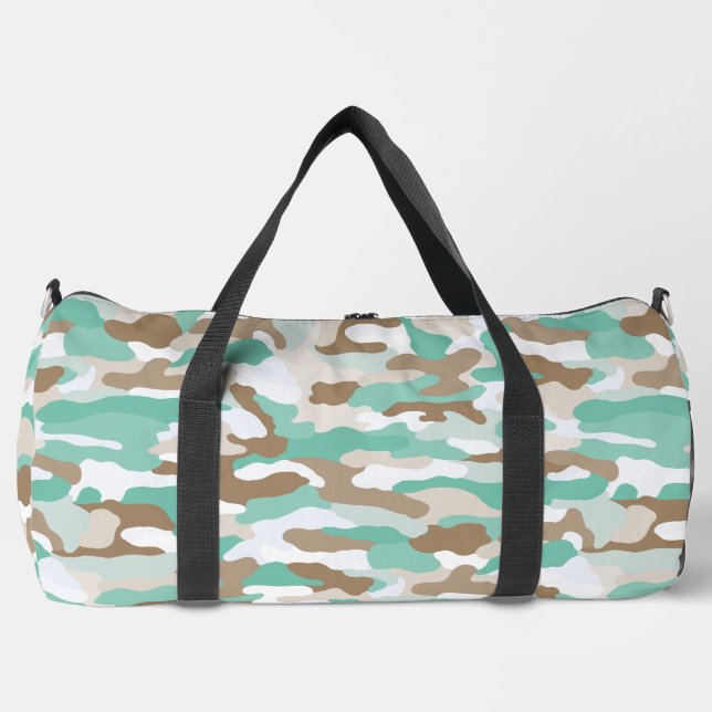 Coastal Camouflage Duffle Bag (Front)