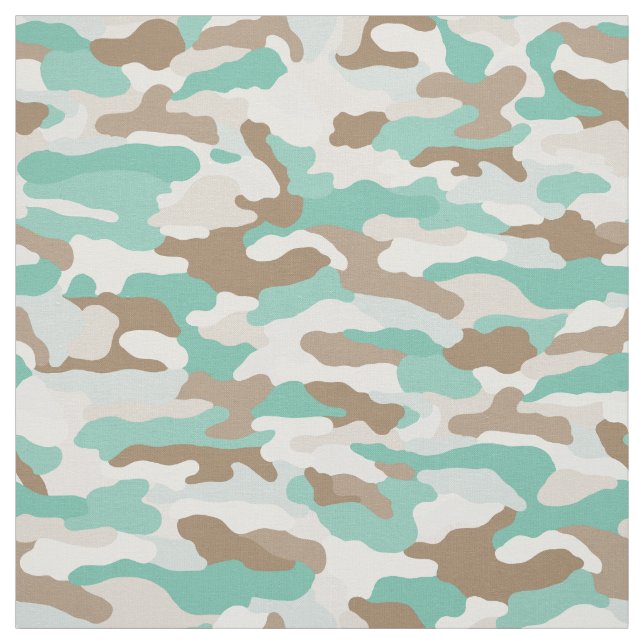 Coastal Camouflage Fabric (Swatch)
