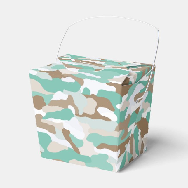 Coastal Camouflage Favour Box (Front Side)