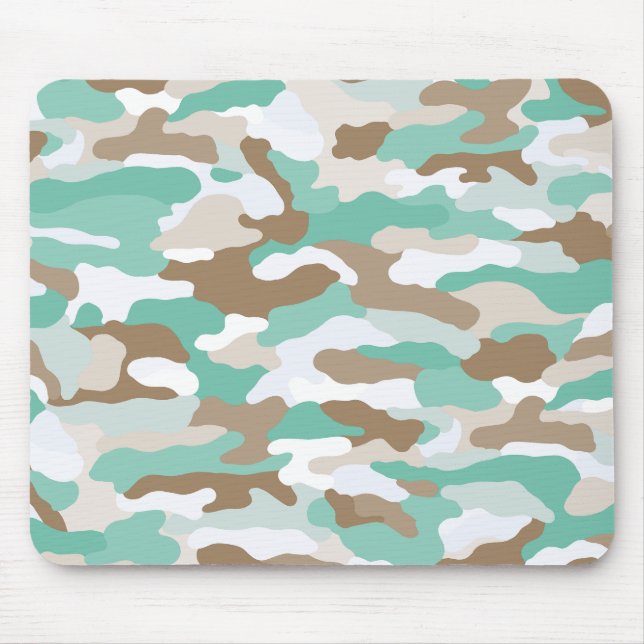 Coastal Camouflage Mouse Mat (Front)
