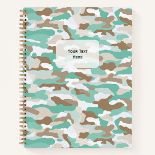 Coastal Camouflage Notebook