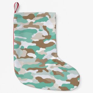 Coastal Camouflage Small Christmas Stocking