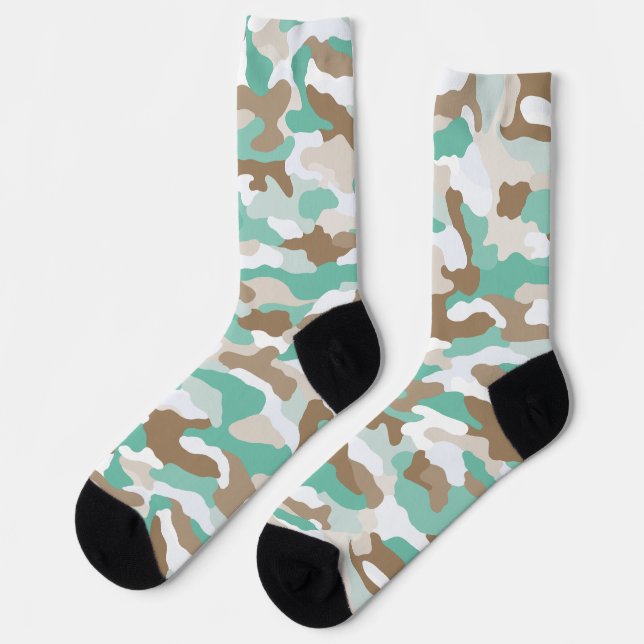 Coastal Camouflage Socks (Left)