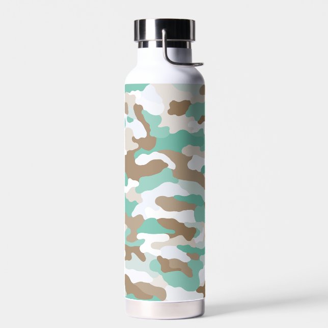 Coastal Camouflage Water Bottle (Left)