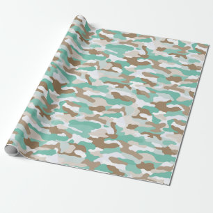 Coastal Camouflage Wrapping Paper