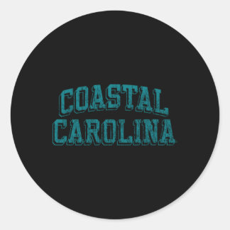 Coastal Carolina Chanticleers Arch Classic Round Sticker
