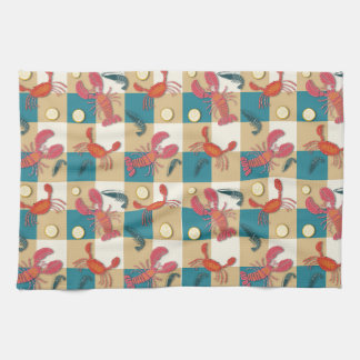 Coastal Catch Picnic Tea Towel