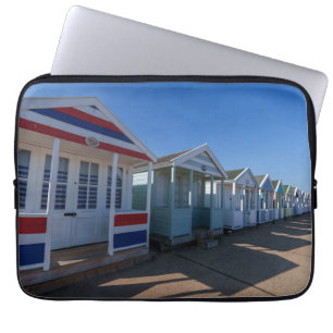 Coastal Charm – Southwold Beach Hut Laptop Sleeve