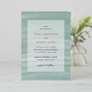 Coastal Chic Muted Green Elegant Wedding