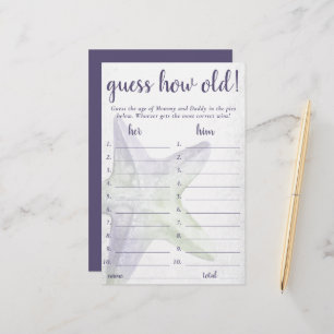 Coastal Chic   Purple Starfish Guess How Old Game