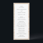 Coastal Chic Sandy Neutral Elegant Wedding Programme<br><div class="desc">Elegant wedding programs featuring a hand painted abstract art background perfect for a coastal or beach wedding.</div>