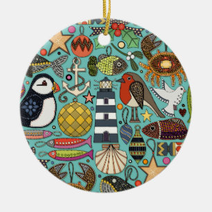 coastal christmas decorations carbis blue
