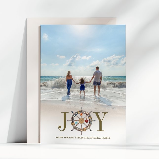Coastal Christmas | Nautical Holiday Joy Photo (Creator Uploaded)
