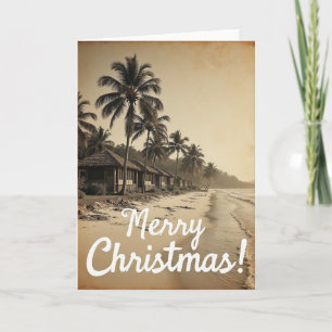 Coastal Christmas Scene Card