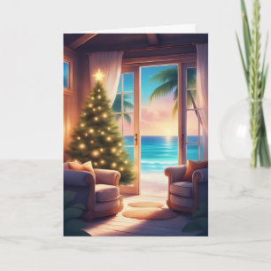 Coastal Christmas Serenity Card