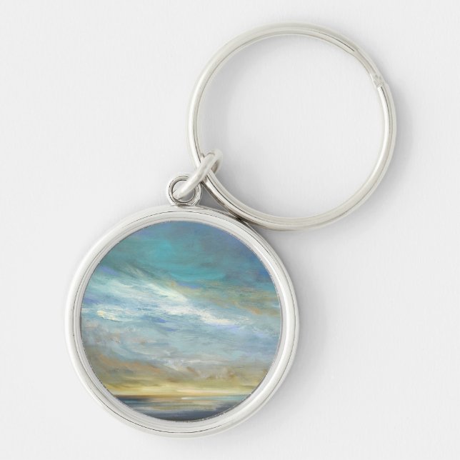 Coastal Clouds Key Ring (Front)
