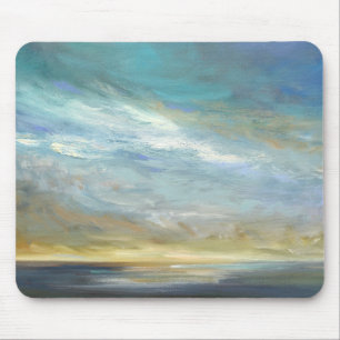 Coastal Clouds Mouse Mat