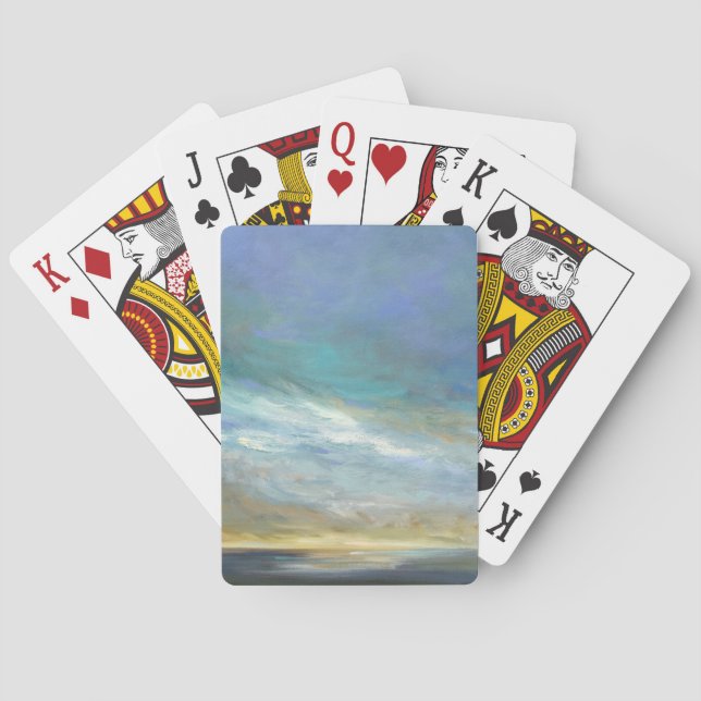 Coastal Clouds Playing Cards (Back)