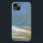 Coastal Clouds with Ocean iPhone 13 Case<br><div class="desc">An amazing coastal painting of that stunning Californian shoreline as depicted by Sheila Finch. This nature inspired landscape takes a touch of the familiar and applies a modern touch in this colourful piece of art brought to you by World Art Group. Light breaking through clouds over a calm ocean that...</div>