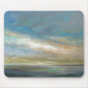 Coastal Clouds with Ocean Mouse Mat