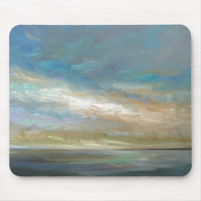 Coastal Clouds with Ocean Mouse Mat (Front)