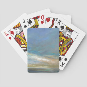 Coastal Clouds with Ocean Playing Cards