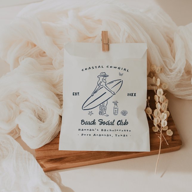 Coastal Cowgirl Bachelorette Favour Bag (Creator Uploaded)