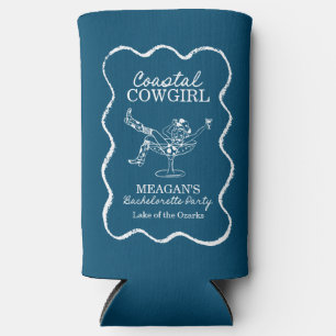 Coastal Cowgirl Bachelorette Party Weekend Koozie