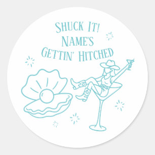 Coastal Cowgirl Bachelorette Stickers