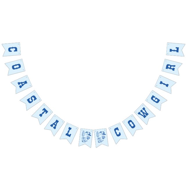 Coastal Cowgirl Bachelorette Weekend Bunting (All)